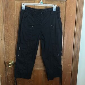 Style & Co Women’s Black Tie Capris Size 6 Petite